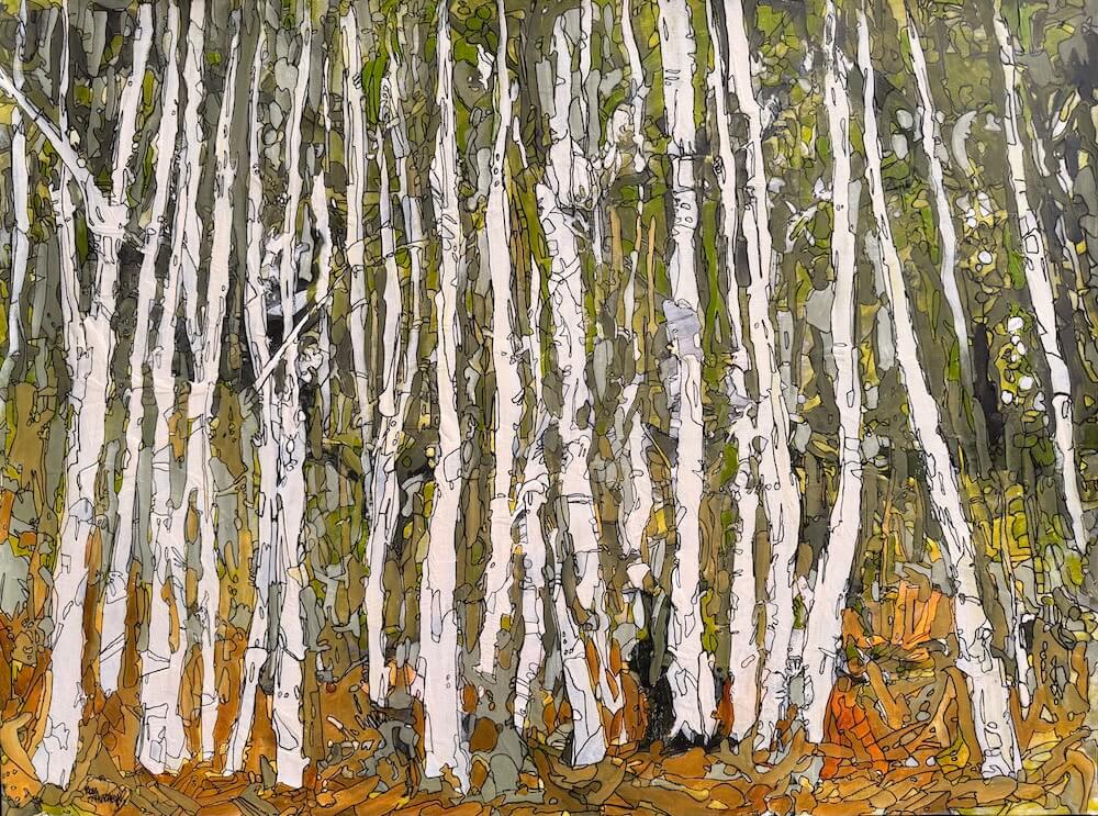 Forest Magic acrylic on canvas Forest Magic acrylic on canvas