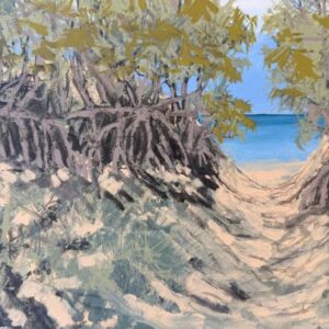 Beach Pandanus Nhulunbuy acrylic beach pandanus