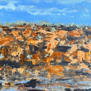Murray River Cliff Australian Art